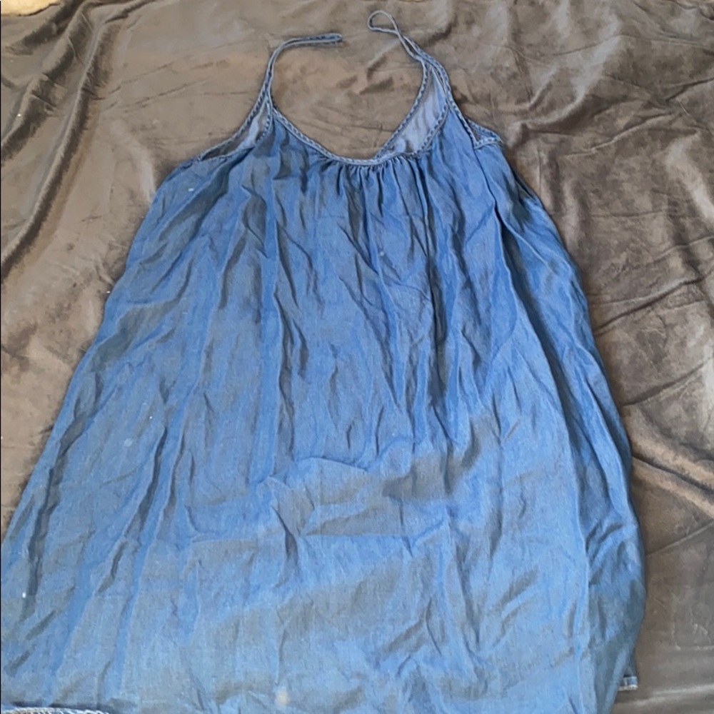 Strappy Jean Summer Dress